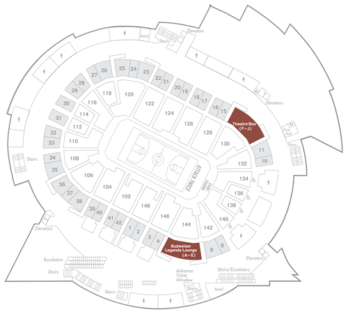 Ball Arena Seating Chart + Rows, Seats and Club Info