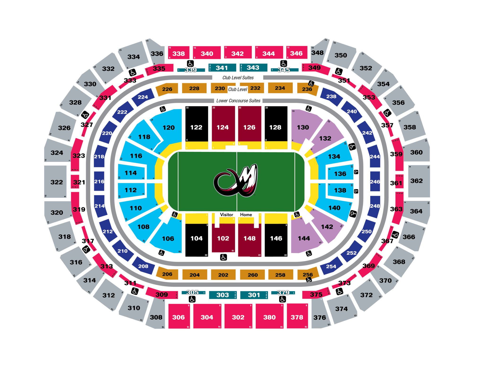 Seating Charts Ball Arena