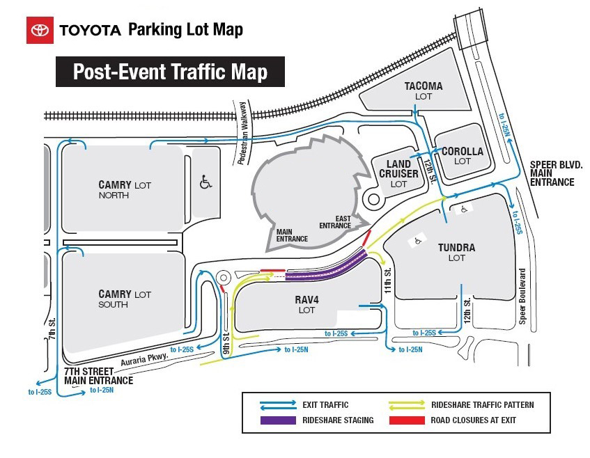 Rideshare Post-Event Traffic Map
