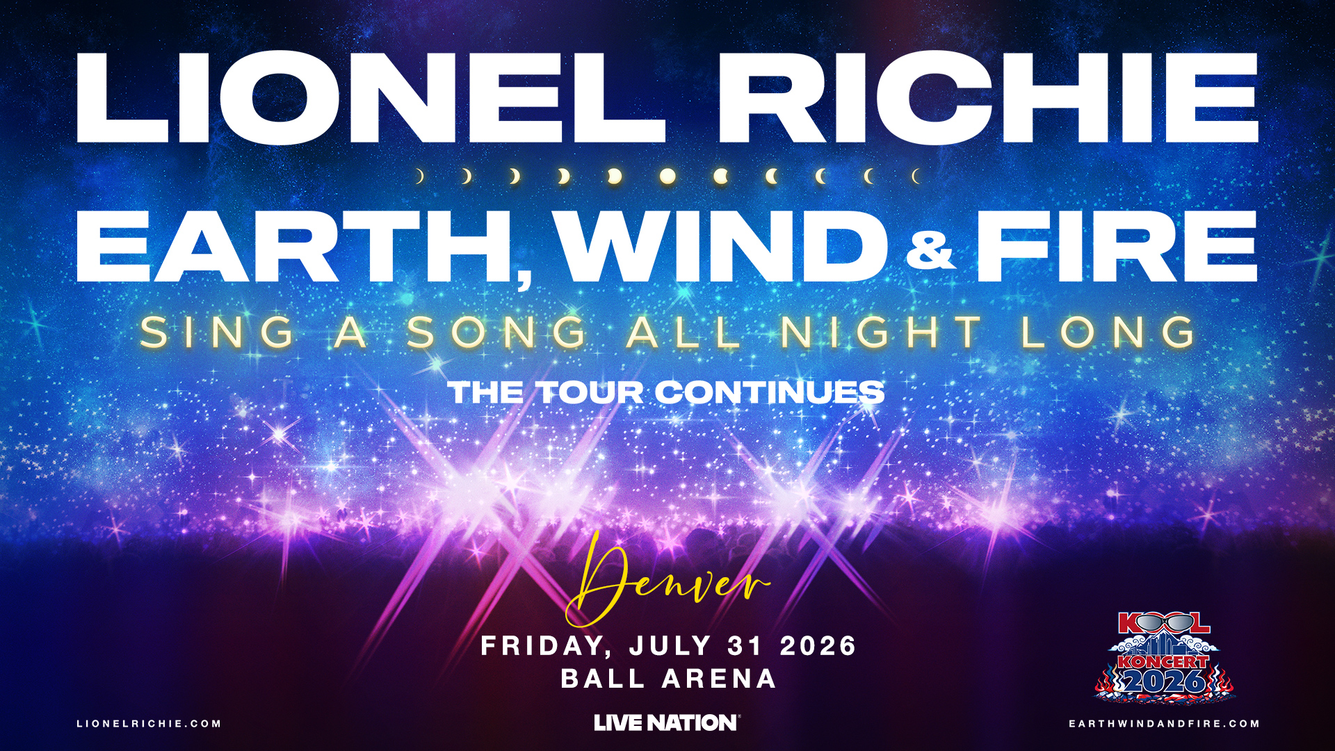 Lionel Richie and Earth, Wind & Fire - Sing a Song All Night Long