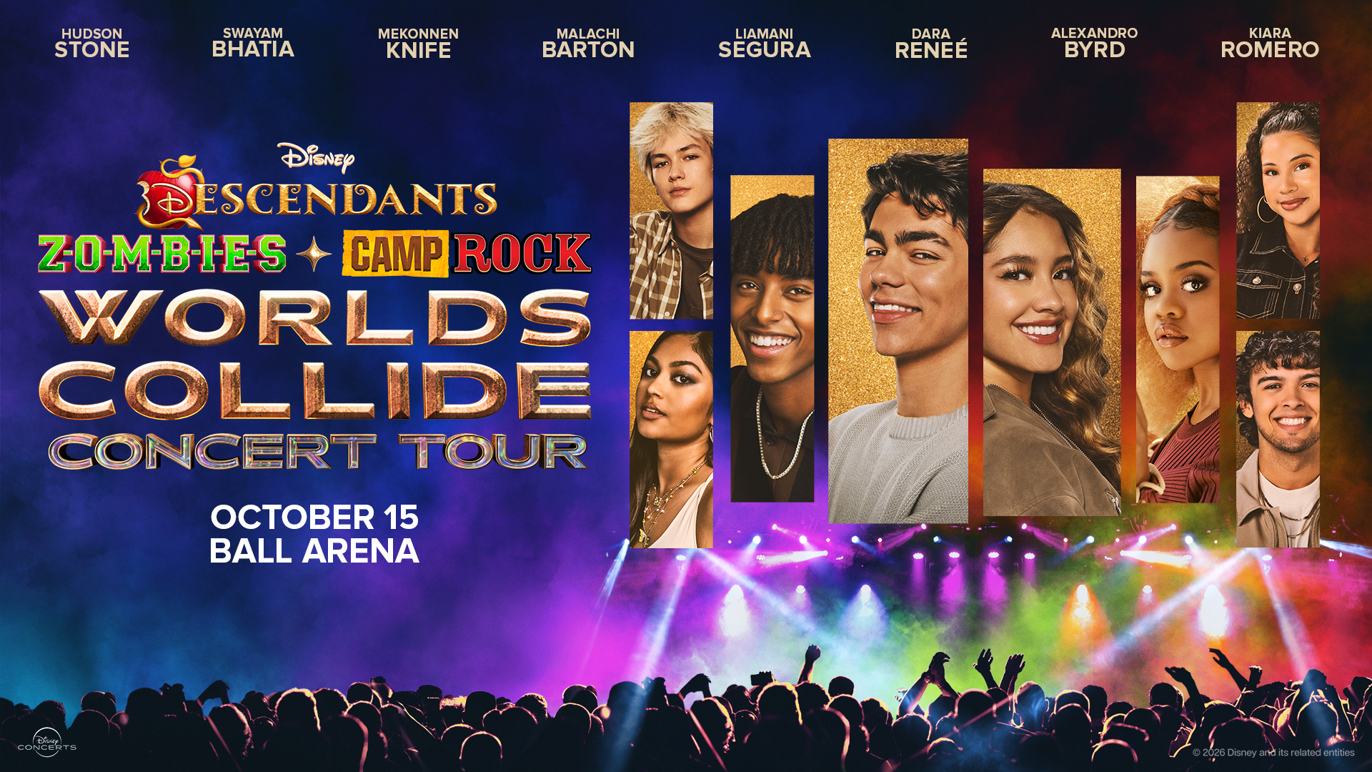 Disney Descendants, ZOMBIES & Camp Rock: Worlds Collide Concert Tour