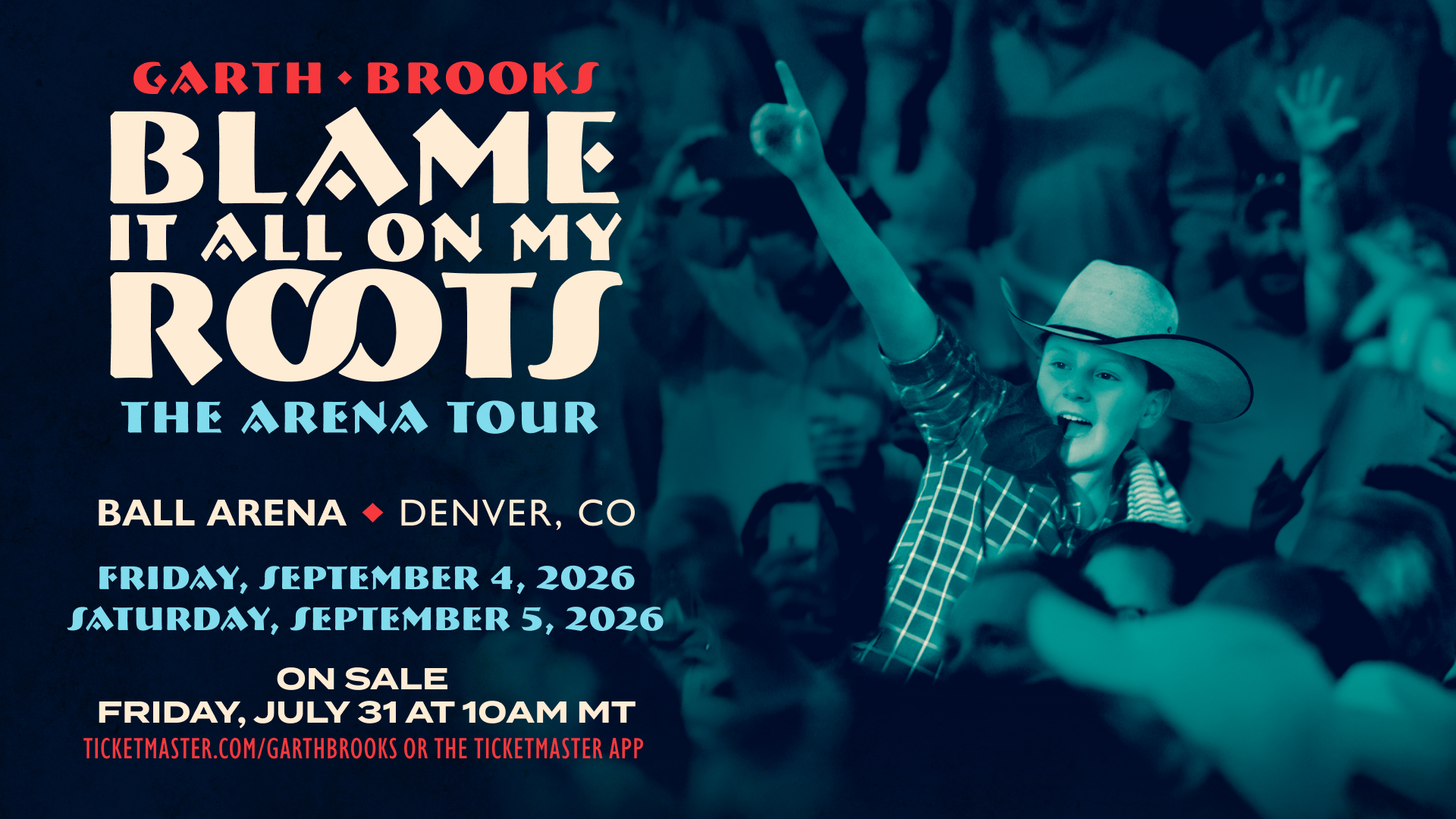 Garth Brooks - Blame It All On My Roots Arena Tour