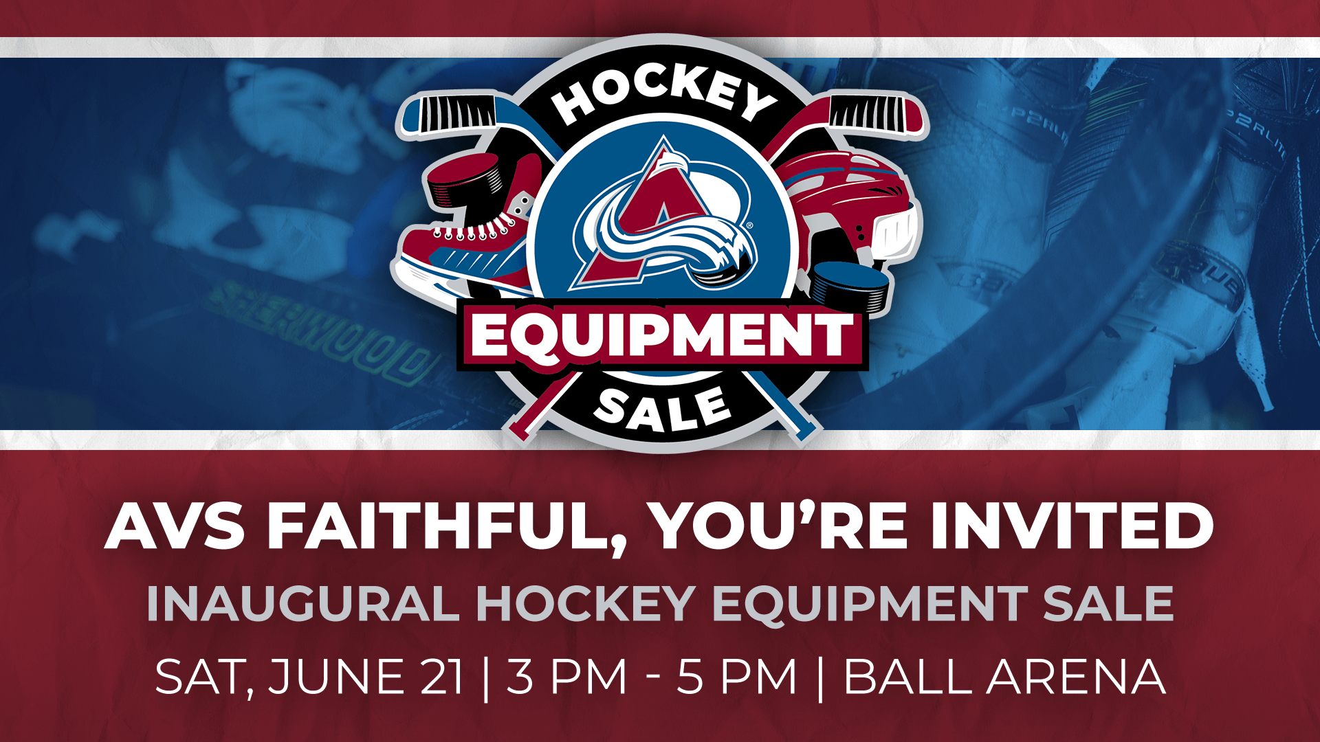 Hockey Equipment Sale